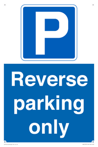 Reverse parking only